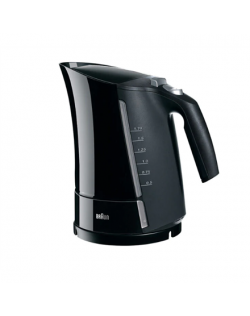 Braun Kettle WK500BK Multiquick 5 Standard, 3000 W, 1.7 L, Plastic, Black, 360° rotational base