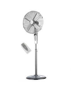 Camry CR 7314 Stand Fan, Timer, 190 W, Remote control, Oscillation, Stainless steel