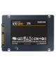 Samsung SSD 870 QVO 2000 GB, SSD form factor 2.5", SSD interface SATA III, Write speed 530 MB/s, Read speed 560 MB/s