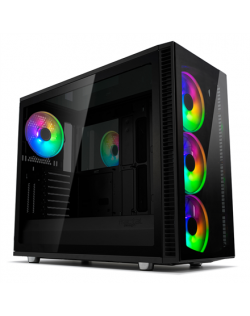 Fractal Design Define S2 Vision RGB Side window, E-ATX, Power supply included No