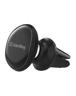ColorWay Magnetic Car Holder For Smartphone Air Vent-4 Black, Adjustable, 360 °