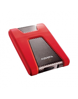 ADATA Portable Hard Drive HD650 1000 GB, 2.5 ", USB 3.2 Gen1 (backward compatible with USB 2.0), Red