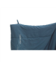 Outwell Celebration Lux Double, Sleeping Bag, 225 x 140 cm, 2 way open - auto lock, L-shape, Blue