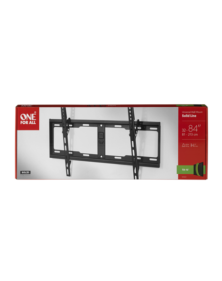 ONE For ALL Wall mount, WM 4621, 32-84 ", Tilt, Maximum weight (capacity) 100 kg, VESA 100x100, 200x100, 200x200, 300x200, 300x3