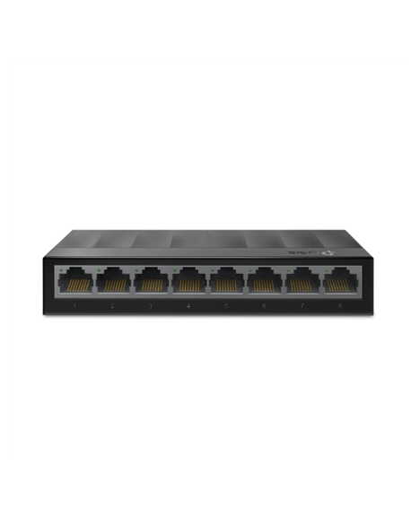 TP-LINK Desktop Switch LS1008G 10/100/1000 Mbps (RJ-45), Unmanaged, Desktop, Ethernet LAN (RJ-45) ports 8