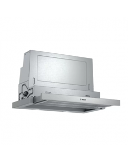 Bosch Hood Serie 4 DFS067A51 Telescopic, Energy efficiency class A, Width 60 cm, 399 m³/h, Push Buttons, LED, Silver