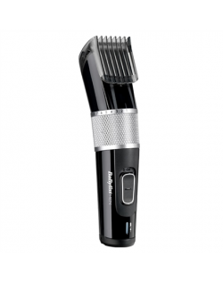 BABYLISS Powerlight Hair Clipper E973E Cordless, Number of length steps 26, Black/Silver