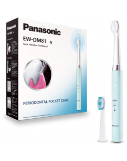 Panasonic Electric Toothbrush EW-DM81-G503 Rechargeable, For adults, Number of brush heads included 2, Number of teeth brushing 