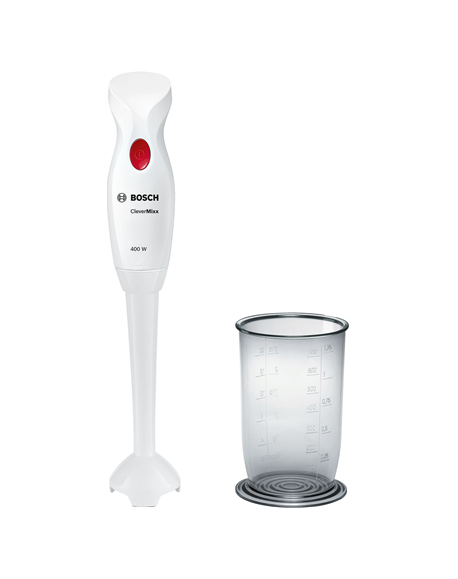 Bosch Blender CleverMixx MSM14100 Hand Blender, 400 W, Number of speeds 1, White
