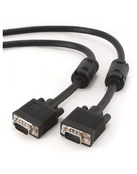 Gembird CC-PPVGA-10M-B Premium VGA HD15M/HD15M dual-shielded w/2*ferrite core 10M Gembird