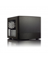 Fractal Design NODE 804 Side window, 2 - USB 3.0Audio in/outPower button with LED (white)HDD activity LED (white), Black, Micro ATX, Power supply included No
