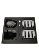 Fractal Design NODE 804 Side window, 2 - USB 3.0Audio in/outPower button with LED (white)HDD activity LED (white), Black, Micro 