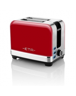 ETA STORIO Toaster ETA916690030 Power 930 W, Housing material Stainless steel, Red