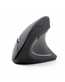 Gembird MUSW-ERGO-01 2.4GHz Wireless Optical Mouse, USB, Wireless connection, Black