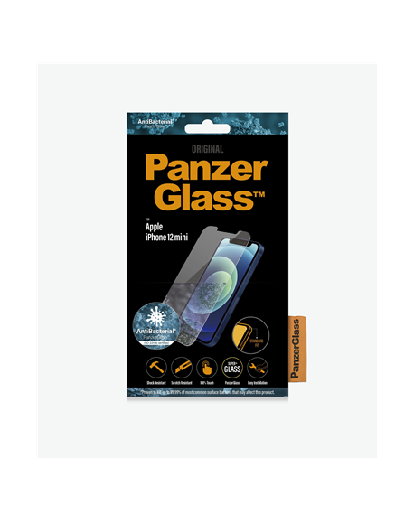 PanzerGlass Apple, For iPhone 12 Mini, Glass, Transparent, Clear Screen Protector