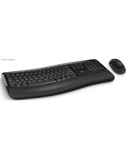 Microsoft Comfort Keyboard 5050 PP4-00019 Keyboard and mouse, Wireless, Keyboard layout EN, USB, Black, No, Wireless connection 