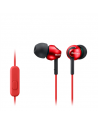 Sony In-ear Headphones EX series, Red Sony MDR-EX110AP In-ear, Red