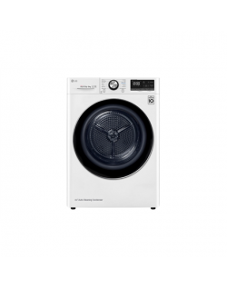 LG Dryer Machine RC90V9AV2Q Energy efficiency class A+++, Front loading, 9 kg, Heat pump, LED touch screen, Depth 69 cm, Wi-Fi, 