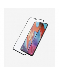 PanzerGlass Screen Protector, Samsung Galaxy A41, Glass, Black/Crystal clear