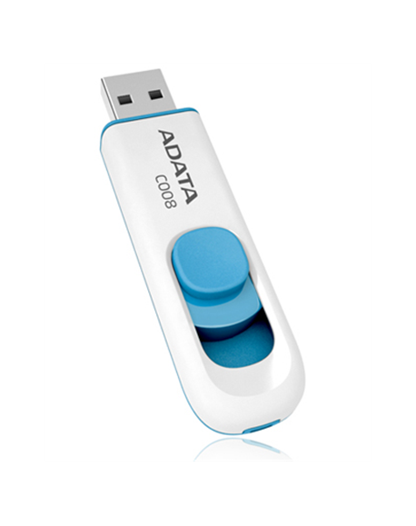 ADATA C008 32 GB, USB 2.0, White/Blue