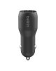 Belkin Dual USB-A Car Charger 24W + USB-A to Lightning Cable BOOST CHARGE Black