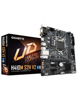 Gigabyte H410M S2H V2 1.0 M/B Processor family Intel, Processor socket LGA1200, DDR4 DIMM, Memory slots 2, Supported hard disk d
