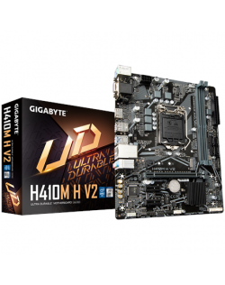 Gigabyte H410M H V2 1.0 M/B Processor family Intel, Processor socket LGA1200, DDR4 DIMM, Memory slots 2, Supported hard disk dri