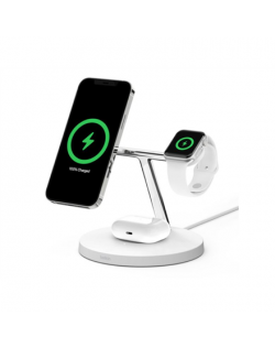 Belkin PRO MagSafe 3in1 Wireless Charge BOOST CHARGE White