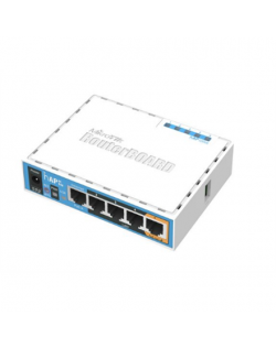 MikroTik RB952Ui-5ac2nD hAP ac lite 802.11ac, 2.4/5.0, 10/100 Mbit/s, Ethernet LAN (RJ-45) ports 5, MU-MiMO Yes, PoE in/out