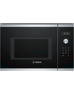 Bosch Microwave Oven BFL554MS0 Built-in, 31.5 L, Retractable, Rotary knob, Start button, Touch Control, 900 W, Stainless steel, 