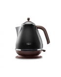 Delonghi Icona Vintage KBOV2001BK Standard kettle, Stainless steel, Black, 2000 W, 1.7 L, 360° rotational base