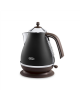 Delonghi Icona Vintage KBOV2001BK Standard kettle, Stainless steel, Black, 2000 W, 1.7 L, 360° rotational base