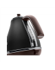 Delonghi Icona Vintage KBOV2001BK Standard kettle, Stainless steel, Black, 2000 W, 1.7 L, 360° rotational base