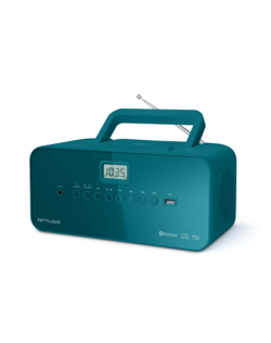 Muse Portable Bluetooth Radio CD/MP player with USB M-30BTB White, Bluetooth, AUX in