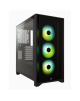 Corsair Tempered Glass Mid-Tower ATX Case iCUE 4000X RGB Side window, Mid-Tower, Black, Power supply included No, Steel, Tempere