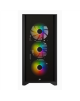 Corsair Tempered Glass Mid-Tower ATX Case iCUE 4000X RGB Side window, Mid-Tower, Black, Power supply included No, Steel, Tempere