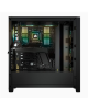 Corsair Tempered Glass Mid-Tower ATX Case iCUE 4000X RGB Side window, Mid-Tower, Black, Power supply included No, Steel, Tempere