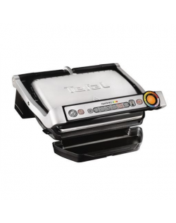 TEFAL Electric grill GC712D34 Contact, 2000 W, Silver