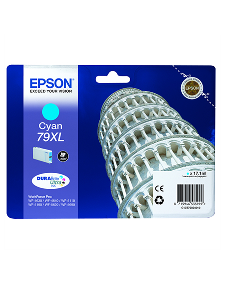 Epson 79XL C13T79024010 Inkjet cartridge, Cyan