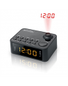 Muse Clock radio M-178P Black, 0.9 inch amber LED, with dimmer