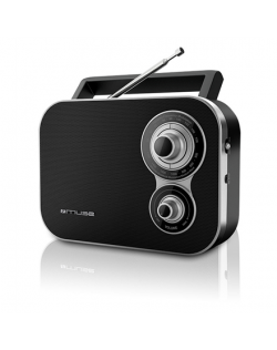 Muse M-051R Black, 2-band portable radio,
