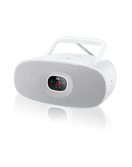 Muse MD-202RDW White, Portable radio CD player,