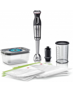 Bosch Blender MaxoMixx MS8CM61V1 Hand Blender, 1000 W, Number of speeds 12, Turbo mode, Black/Stainless steel