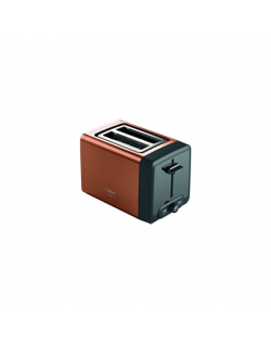 Bosch DesignLine Toaster TAT4P429 Power 970 W, Number of slots 2, Housing material Stainless Steel, Copper/Black