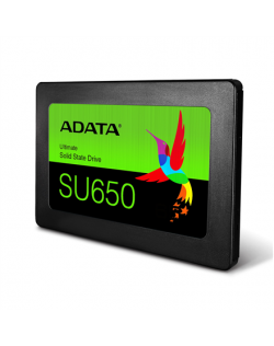 ADATA Ultimate SU650 3D NAND SSD 480 GB, SSD form factor 2.5”, SSD interface SATA, Write speed 450 MB/s, Read speed 520 MB/s