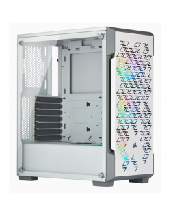 Corsair Airflow Tempered Glass Mid-Tower Smart Case iCUE 220T RGB Side window, Mid-Tower, White, Power supply included No, Steel