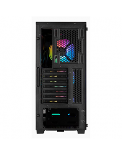 Corsair Tempered Glass Mid-Tower Smart Case iCUE 220T RGB Side window, Mid-Tower, Black, Power supply included No, Steel, Temper
