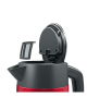 Bosch Kettle DesignLine TWK4P434 Electric, 2400 W, 1.7 L, Stainless steel, 360° rotational base, Red/Black