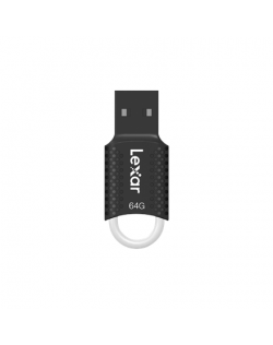 Lexar USB Flash Drive JumpDrive V40 64 GB, USB 2.0, Black