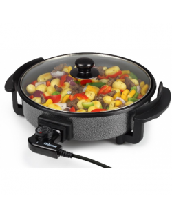 Tristar Multifunctional grill pan PZ-2963 Grill, Diameter 30 cm, Lid included, Fixed handle, Black